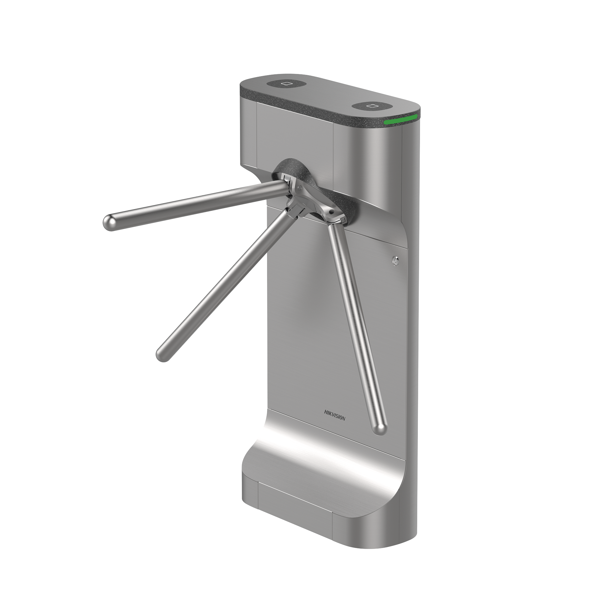 DS-K3G411LXR|Torniquete Trípode con Diseño Slim Ultra Estético / Uso Rudo / LEDs Indicador de Entrada y Salida / Acero Inoxidable / Exterior Protegido